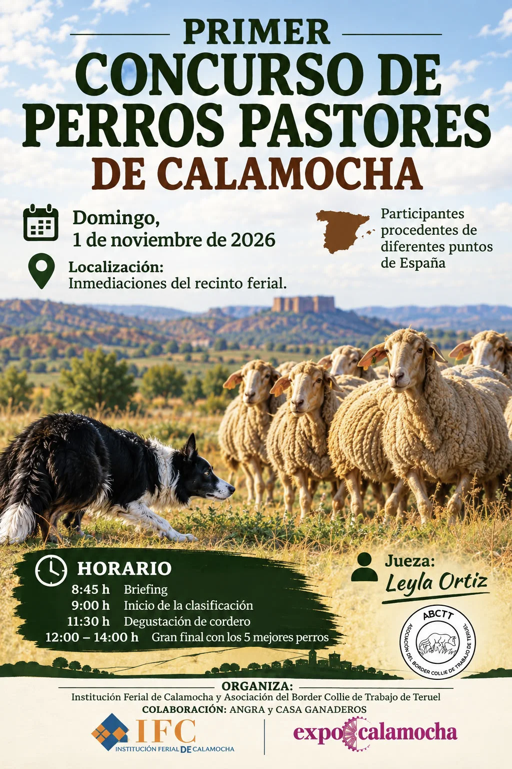 Cartel Concurso Perros Pastor